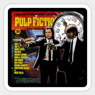 Pulp Fiction Montage Sticker